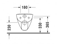 PACK INODORO SUSPENDIDO RIMLESS D-CODE DURAVIT